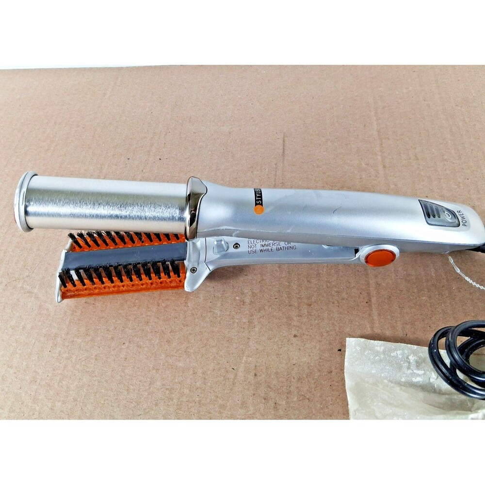 InStyler Rotating Hot Iron Hair Silver In Styler IS1001 Tested Works Great! Used